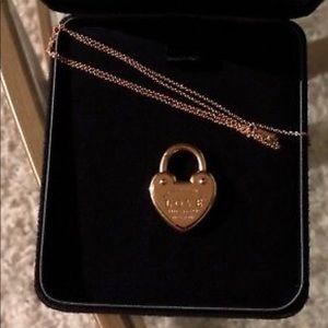 18K Tiffany Love Gold Pendent